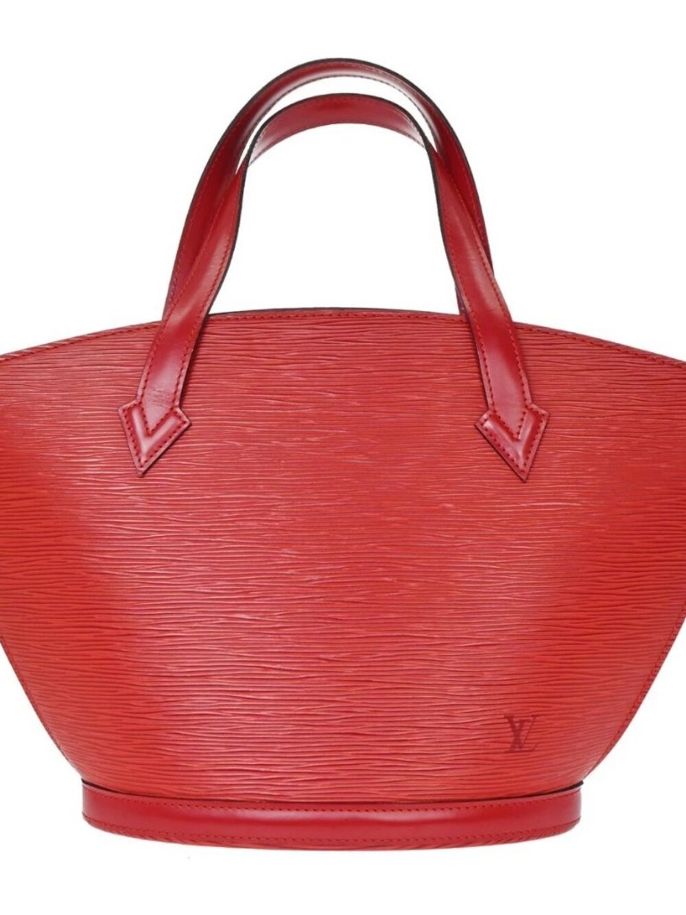 LOUIS VUITTON RED EPI SAINT JACQUES TOTE HANDBAG
